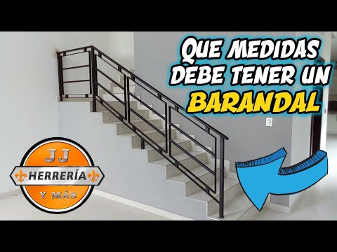 Video: La altura de la baranda en las escaleras