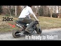 First Test Ride!! On the Mini Crotch Rocket Build Part 8