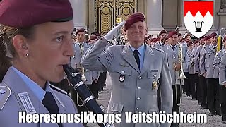Heeresmusikkorps Veitshöchheim in Paris: Königgrätzer Marsch/Regimentsgruß/Bundeswehr Marschmusik