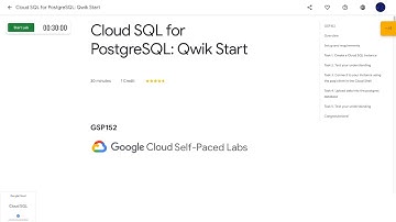 Qwiklabs | Cloud SQL for PostgreSQL: Qwik Start [GSP152]