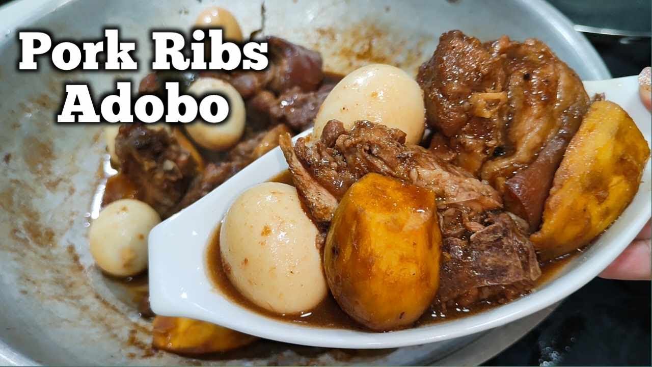 Pork ribs Adobo Madiskarteng Nanay by mhelchoice YouTube