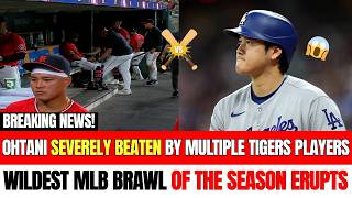 Multiple Tigers Players Severely Beat Ohtani After Dodgers Win — All-Out Brawl Erupts on the Field!