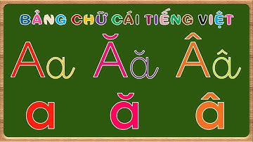 Bé tập đọc bảng chữ cái tiếng việt | Dạy bé học - Thanh nấm
