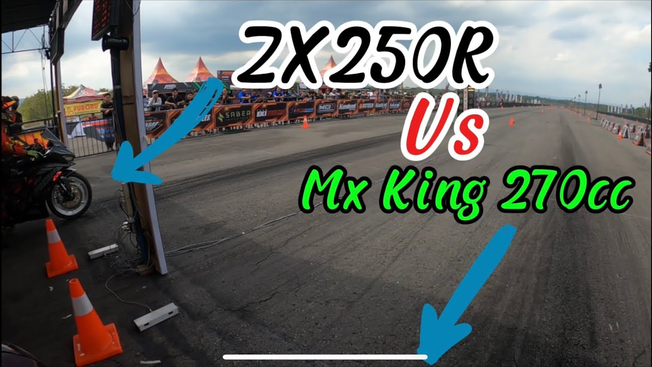 Mx King 270cc vs ZX 250RR DRAG RACE‼️