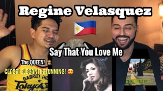 Singer Reacts| Regine Velasquez - Say That You Love Me | Highest Version HD