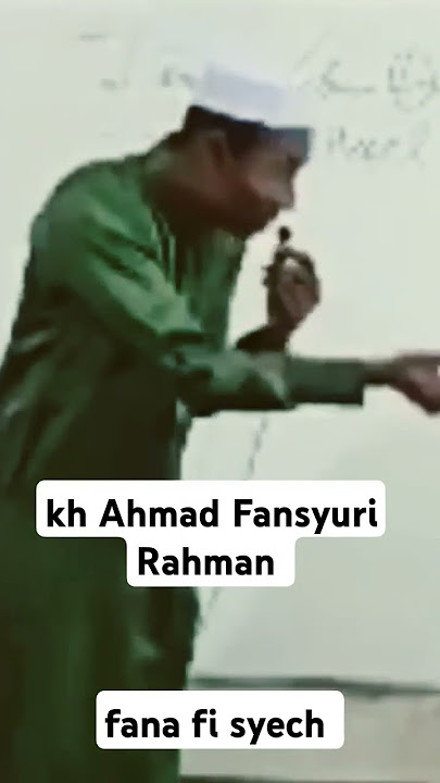 guru Ahmad fansyuri Rahman