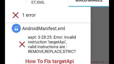 How to Fix the Admob targetApi SDK in AIDE