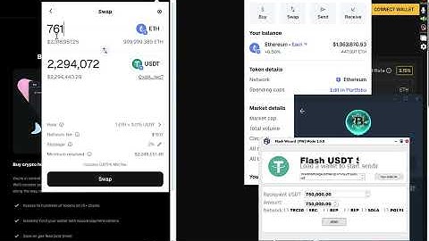 How to flash real Usdt in trust wallet #cryptocurrency #trading #flashusdt