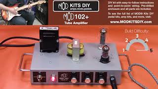 MOD® Kits DIY MOD102+ Amp Demo (8W Tube Amplifier)