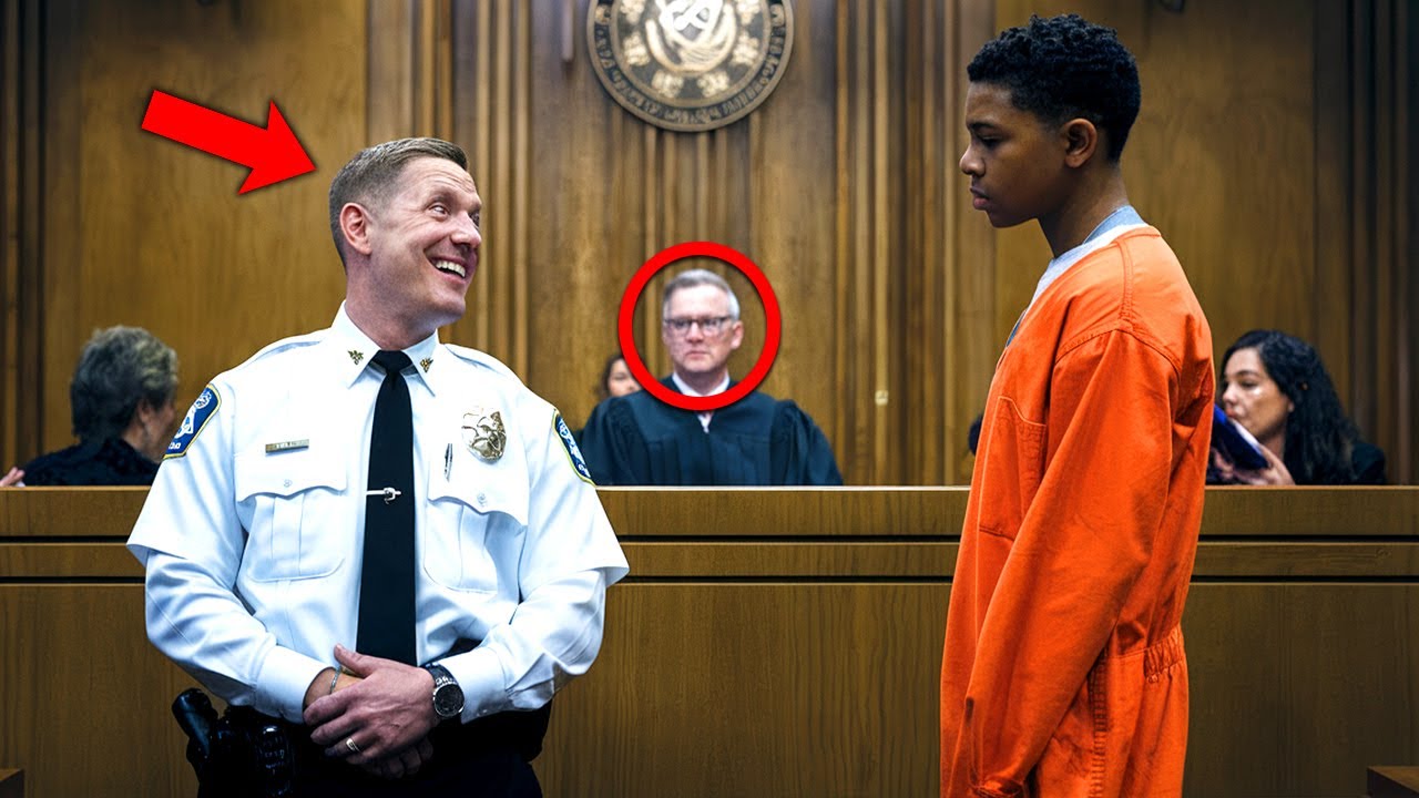 Outline Video Racist Cop Laughs After Arresting Black Teen—Until The Courtroom Footage Exposes Him