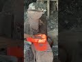 Blacksmith Technique for Refining a Hammer Hole #metalforging #metalworking #hammermaking