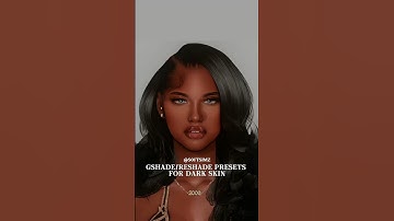 Gshade / Reshade Presets For Darker Skins #thesims4 #sims4 #sims4mods #shorts #shortsviral
