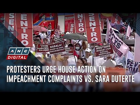 Protesters urge House
