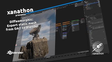 Importing static assets from DAZ Studio to Blender using Diffeomorphic