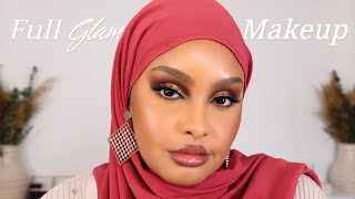 Full Glam Is Back?! | Detailed Gold Soft Glam Look 💖 | Jasmine Egal