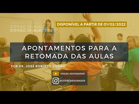 Covac 10 minutos: Apontamentos para a retomada das aulas PODCAST