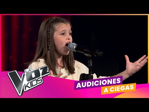 Sol Muñóz canta Jinete Campero | Audiciones a ciegas | La Voz Kids Uruguay 2023