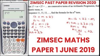 ZIMSEC MATHS 2020. zimsec maths 2019 paper 1 june 2019. zimsec mathematics past papers. Q7 TO Q10