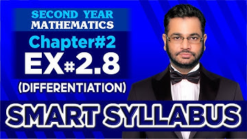 Smart Syllabus | Second Year Mathematics | Chapter 2 | Exercise 2.8 | Muhammad Atif Firdous