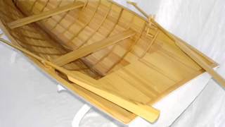 ROWING BOAT - HANDICRAFTS WOODEN MODEL BOATS