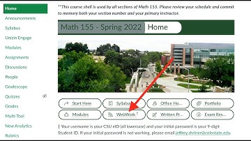 Intro To WebWork Math 155