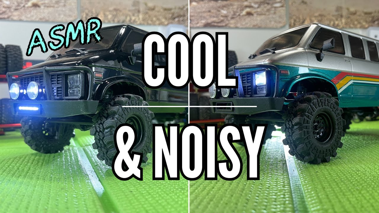 Hobby Plus CR18P EVO Rock Van RC Crawler Sights and Sounds ASMR - YouTube