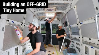 Insulating my OFF-GRID Tiny House | And What to AVOID | VAN BUILD