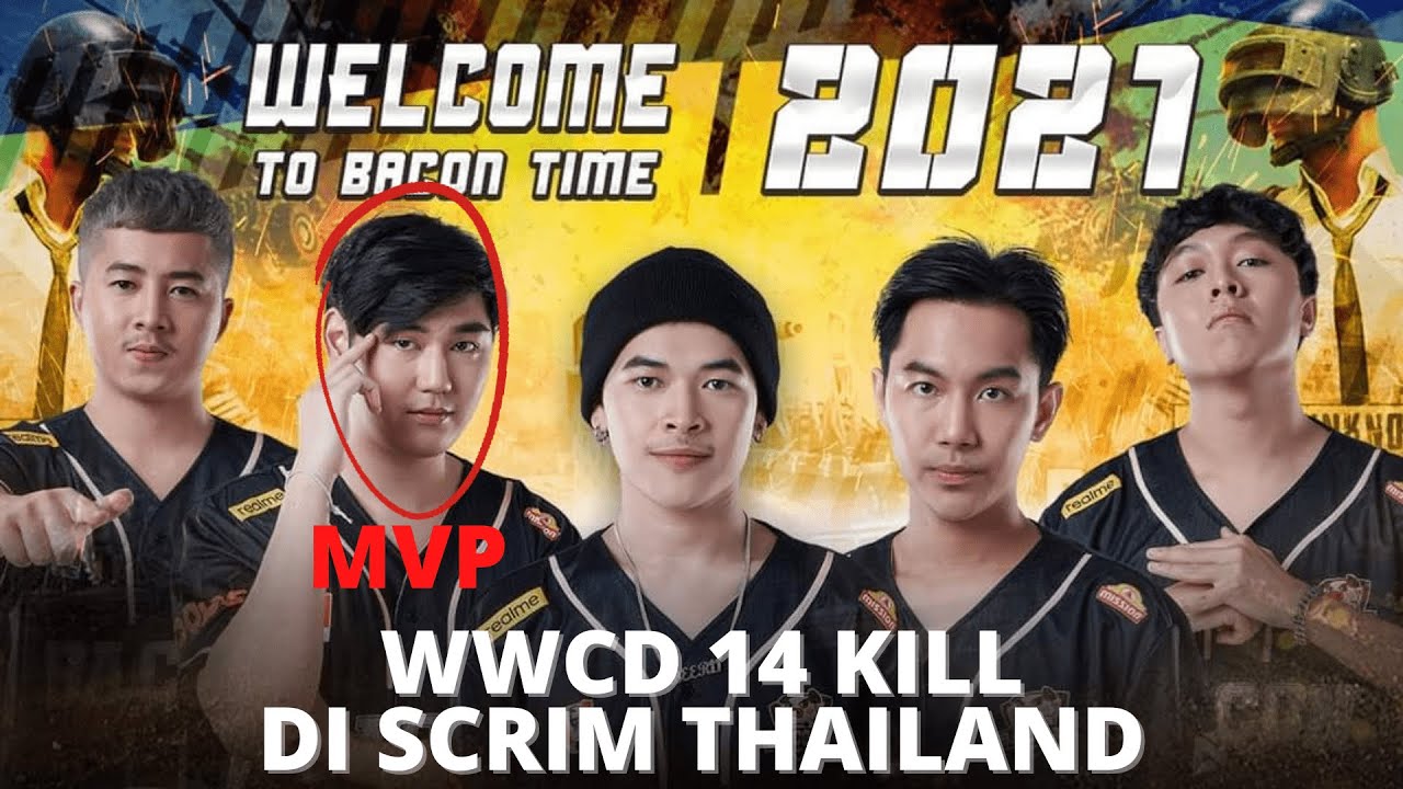 SCRIM PUBG THAILAND. GAMEPLAY BACON TIME MAKIN RAPIH WWCD14 KILL. BAC EARNNY MVP RIVAL BTR RYZEN