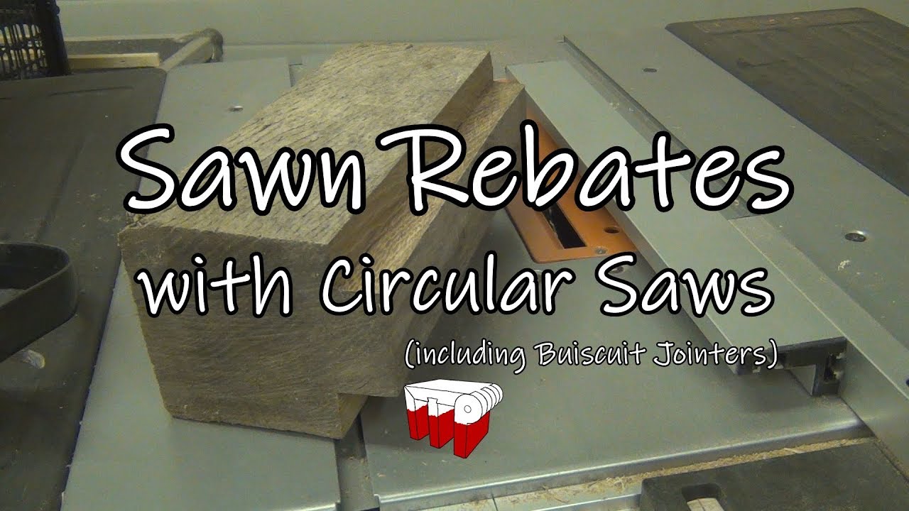 Rebates With Circular Saws YouTube