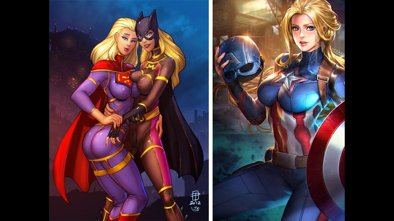 Female Version of Marvel & DC Super Hero and Villains - YouT