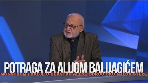 TELEMASTER - Potraga za Alijom Balijagicem - Monstrum i dalje u bekstvu ali se obruc oko njega steze