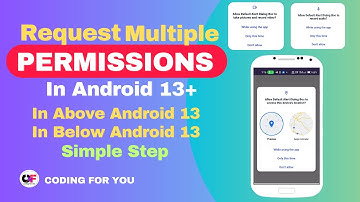 How to Handle Multiple Permissions in Android 13 | Storage Permission doesn