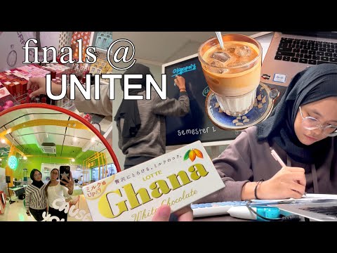 study vlog | final week prep, lots of library studying and cramming