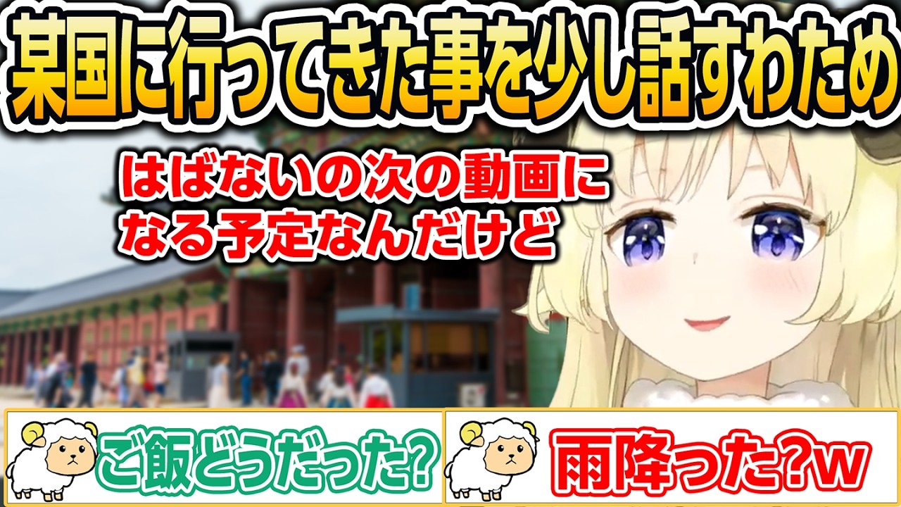 某国に行ってきた話をするわため【ホロライブ/角巻わため/切り抜き】