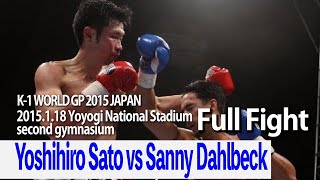 Yoshihiro Sato vs Sanny Dahlbeck 2015.1.18 Yoyogi National Stadium second gymnasium