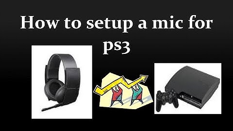 how to set up any mic/headset into the PS3