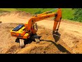Экскаватор Копает Горы Чтобы Сделать Дорого | Excavator Hyundai