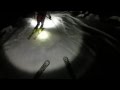 Night skiing on Mount Roen