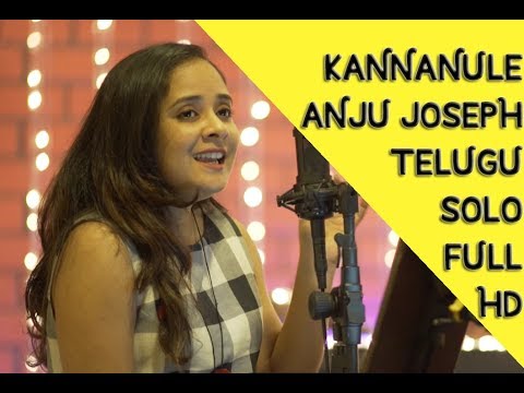 KANNANULE  BOMBAY TELUGU SONG  ANJU JOSEPH  SOLO  FULL HD