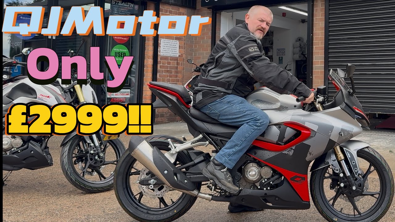 new for 2025 QJMotor SRK125R review!  A brand new sports bike for less than £3000!!!