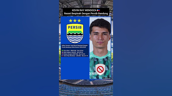 KEVIN RAY MENDOZA 🇵🇭Resmi Berpisah Dengan Persib Bandung #persib #liga1