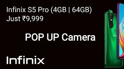 Infinix S5 Pro POP Up Camera Phone Under 10k