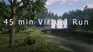 45 minute virtual running video
