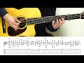 【TAB】22才の別れ / 風 ソロギター