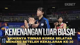 Kemenangan Luar Biasa! Akhirnya Tim Voli Korea Selatan Menang Setelah Kekalahan Ke-30