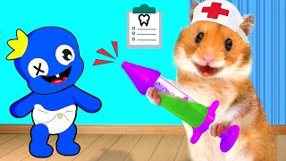 Rainbow Friends Has Tooth DecayDentist Hamster Check Up | Life Of Pets HamHam