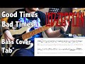 Led Zeppelin - Good Times Bad Times // Bass Cover Tab and Notation