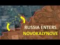 Russian forces enters novokalynove l ukrainian energy infrastructure collapsed