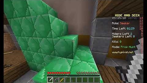 Hypixel: hide and seek: prop hunt