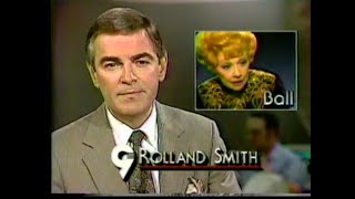 UPN News (April 18, 1989) - Lucy's heart surgery/Abbie Hoffman's cause of death revealed